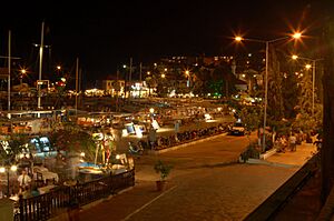 Kaş'ta gece (Kaş at night)