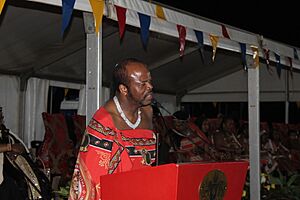King Mswati III Giving a Speech at Buhleni Royal Residence during Buganu Ceremony 2025