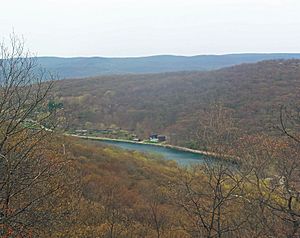 Lake Surprise from Breakneck Ridge near Cold Spring, NY,
