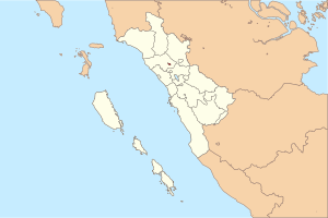 Location of Bukittinggi