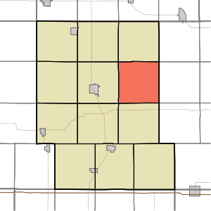 Map highlighting Melville Township, Audubon County, Iowa.svg