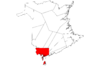 Map of New Brunswick highlighting Charlotte County.svg