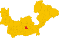 Map of comune of Sondrio (province of Sondrio, region Lombardy, Italy)