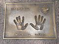 Michael Caine handprints, Leicester Square WC2 - geograph.org.uk - 1352187