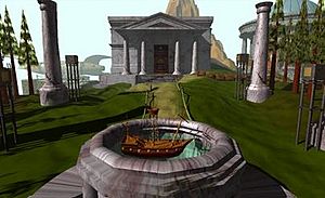 Myst-library and ship