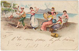 Napoli, tarantella 1903 (Naples, tarantella 1903)