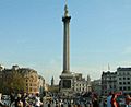 Nelson's Column Looking Towards Westminster - Trafalgar Square - London - 240404