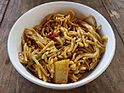 Odong with sardines guisado (Philippines) 02.jpg