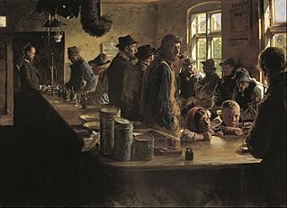 Peder Severin Krøyer - A the victualler's when there is no fishing - Google Art Project