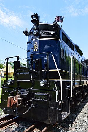 Pennsylvania Railroad GP9 No. 7236 at Colebrookdale Railroad Independence Day 2017
