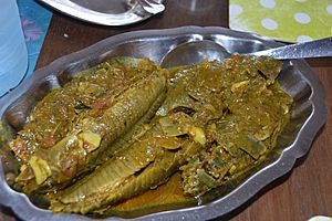 Plat typique de Guyane française, l'Atipa