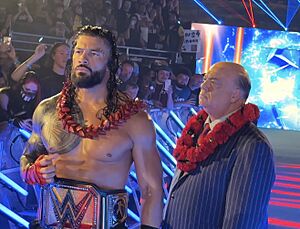 Roman Reigns Paul Heyman Summerslam 2023