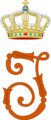 Royal Monogram of Queen Juliana of the Netherlands