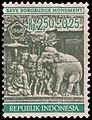 Save Borobudur Monument, 2.50rp+0.25 (1968)