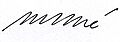 Signature Michel Debré