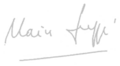 Signature de Alain Juppé