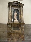 Smf, statua in nicchione 04 isaia by nanni di banco