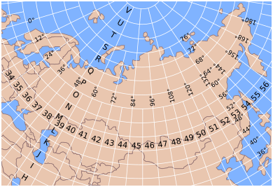 Soviet topographic map codes