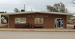 Springfield's town hall in 2015.