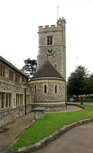 St Peter and St Paul, Church Road, Bromley - Tower - geograph.org.uk - 1766727