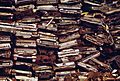 Stacked cars in city junkyard will be used for scrap - nara - 552739 retuschiert