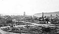 Steinkjer after German bombing