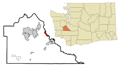 Location of Nisqually Reservation, Washington