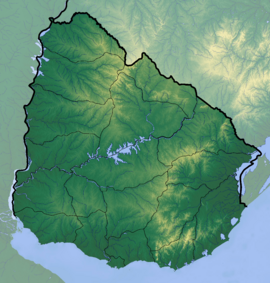 Sierra Carapé is located in Uruguay