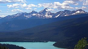 Van Horne Range from Emerald Lake