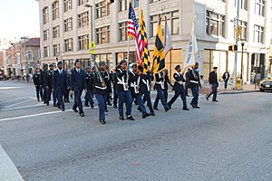 Veterans Day parade in Baltimore, 2016
