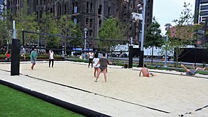 Volleyball at Domino Park jeh