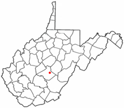 Location of Craigsville, West Virginia