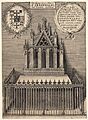 Wenceslas Hollar - St Erkenwald (monument) (State 2)