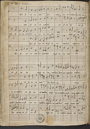 William Daman - Misere. (BL R.M.24.d.2 f. 1v)