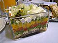 03 Vegetable salad with feta, Polish food