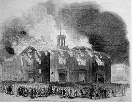 1852 fire NationalTheatre Boston