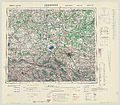 1943 WWII map of Hannover, Germany