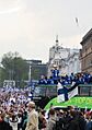 2011 IIHF World Championship gold medal celebrations in Helsinki