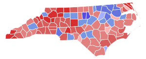 2020 North Carolina Senate Results by County.svg