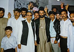Abdul Majeed Dar with jklf founder Amanullah Khan 1