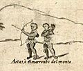 Aetas, detail from Carta Hydrographica y Chorographica de las Yslas Filipinas (1734)