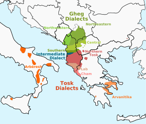 Albanian dialects