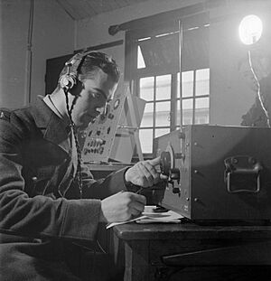Americans in Britain- the Training of the Civilian Technical Corps at RAF Radio School, Cranwell, England, 1941 D5286