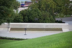 Arlington National Cemetery - RFK Grave Site reflecting pool - 2011