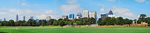 Atl skyline from Piedmont Park