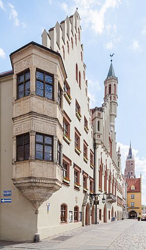Ayuntamiento, calle Altstadt, Landshut, Alemania, 2012-05-27, DD 04