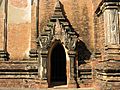 Bagan, Myanmar, Entrance door of Htilominlo Temple