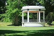 Bandsmen's Memorial Rotunda in Christchurch Botanic Gardens