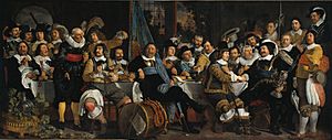 Bartholomeus van der Helst, Banquet of the Amsterdam Civic Guard in Celebration of the Peace of Münster