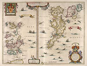 Blaeu - Atlas of Scotland 1654 - ORCADVM ET SCHETLANDIÆ - Orkney and Shetland